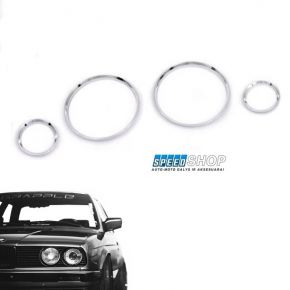 BMW 3 (E30) chromuoti spidometro žiedai